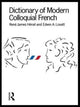 Book cover of: Dictionary of Modern Colloquial French. By: R. J. H  'erail
