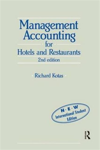 Book cover of: Management Accounting for Hotels and Restaurants. By: Prof R. Kotas