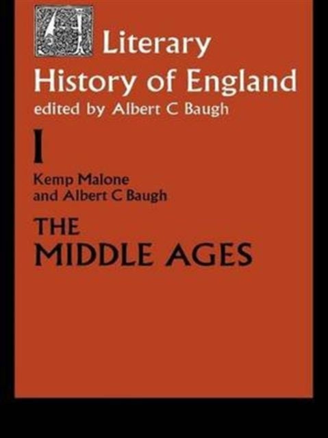 Book cover of: Literary History of England. By: Albert C. Baugh