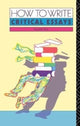 Book cover of: How to Write Critical Essays. By: David B. Pirie