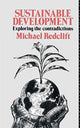 Book cover of: Sustainable Development. By: Michael Redclift