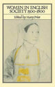 Book cover of: Women in English Society, 1500-1800. By: Mary Prior