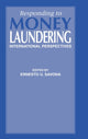 Book cover of: Responding to Money Laundering. By: Ernesto Savona