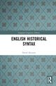 Book cover of: English Historical Syntax. By: David Denison