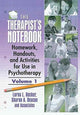 Book cover of: Therapist's Notebook. By: Lorna L. Hecker