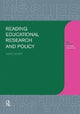 Book cover of: Reading Educational Research and Policy. By: David Scott