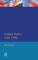 Book cover of: English Poetry Since 1940. By: Neil Corcoran