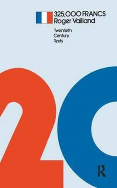 Book cover of: 325,000 Francs. By: Roger Vailland