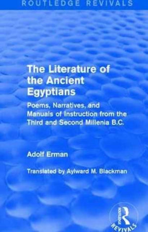 Literature of the Ancient Egyptians