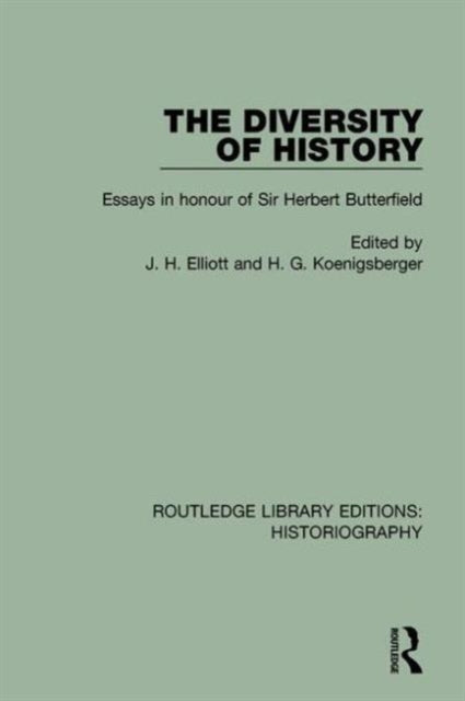 Book cover of: Diversity of History. By: John Elliott