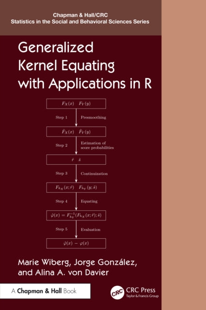 Book cover of: Generalized Kernel Equating with Applications in R. By: Marie Wiberg