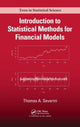 Book cover of: Introduction to Statistical Methods for Financial Models. By: Thomas A. Severini