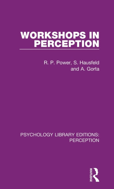 Workshops in Perception