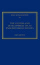 Book cover of: Genesis and Development of an English Organ Sonata. By: Iain Quinn