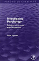 Book cover of: Investigating Psychology. By: John Hyman