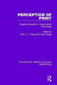 Book cover of: Perception of Print. By: Ovid J. L. Tzeng