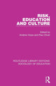 Book cover of: Risk, Education and Culture