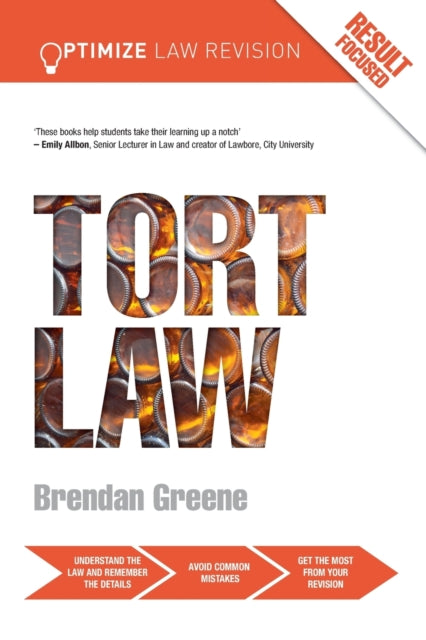 Book cover of: Optimize Tort Law. By: Brendan Greene