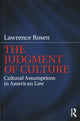 Book cover of: Judgment of Culture. By: Lawrence Rosen