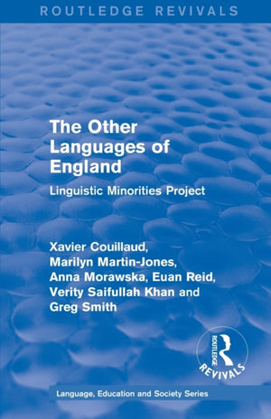 Routledge Revivals: The Other Languages of England (1985)