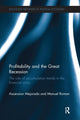 Book cover of: Profitability and the Great Recession. By: Ascension Mejorado