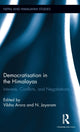Book cover of: Democratisation in the Himalayas. By: Vibha Arora
