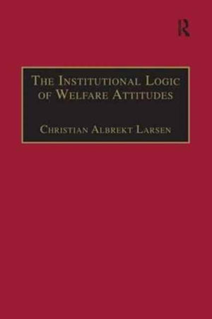 Institutional Logic of Welfare Attitudes