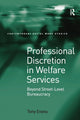 Book cover of: Professional Discretion in Welfare Services. By: Tony Evans