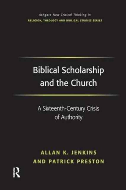 Book cover of: Biblical Scholarship and the Church. By: Allan K. Jenkins