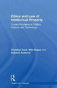 Book cover of: Ethics and Law of Intellectual Property. By: Christian Lenk
