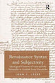Book cover of: Renaissance Syntax and Subjectivity. By: John C. Leeds