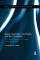 Book cover of: Equal Citizenship, Civil Rights, and the Constitution. By: Christopher Green