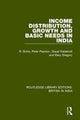 Book cover of: Income Distribution, Growth and Basic Needs in India. By: R. Sinha
