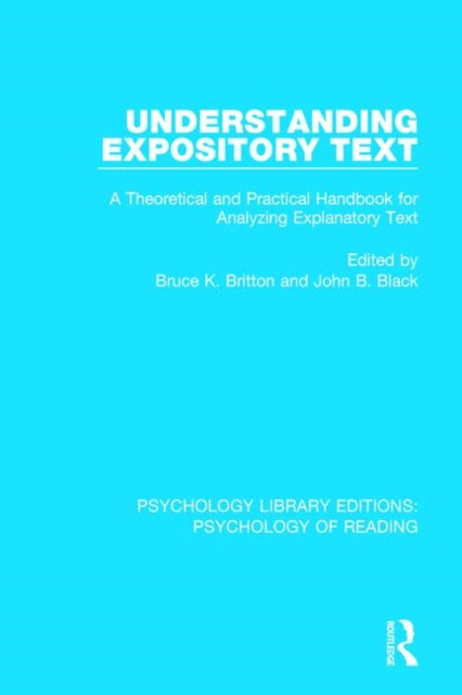 Book cover of: Understanding Expository Text