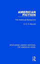 Book cover of: American Fiction. By: D. E. S. Maxwell