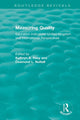 Book cover of: Measuring Quality: Education Indicators