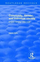 Book cover of: Routledge Revivals: Community, Gender, and Individual Identity (1988). By: David Aers