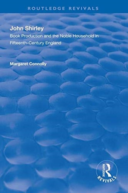 Book cover of: John Shirley. By: Margaret Connolly