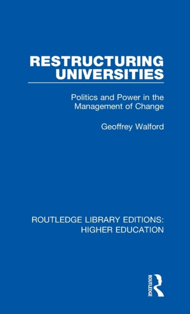 Restructuring Universities