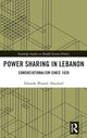 Book cover of: Power Sharing in Lebanon. By: Eduardo Wassim Aboultaif