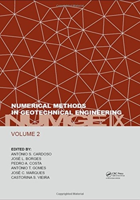 Book cover of: Numerical Methods in Geotechnical Engineering IX, Volume 2. By: António S. Cardoso