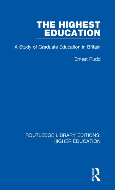 Book cover of: Highest Education. By: Ernest Rudd