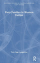 Book cover of: Party Families in Western Europe. By: Peter Egge Langsæher
