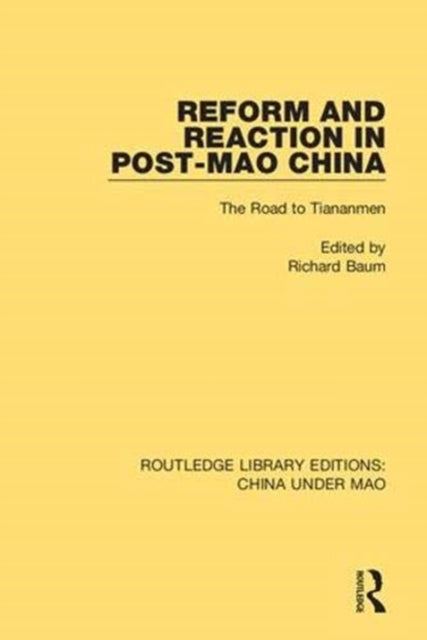 Book cover of: Reform and Reaction in Post-Mao China. By: Richard Baum