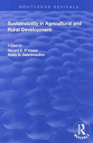 Sustainability in Agricultural and Rural Development