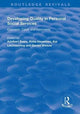Book cover of: Developing Quality in Personal Social Services. By: Adalbert Evers