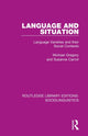 Book cover of: Language and Situation. By: Michael Gregory