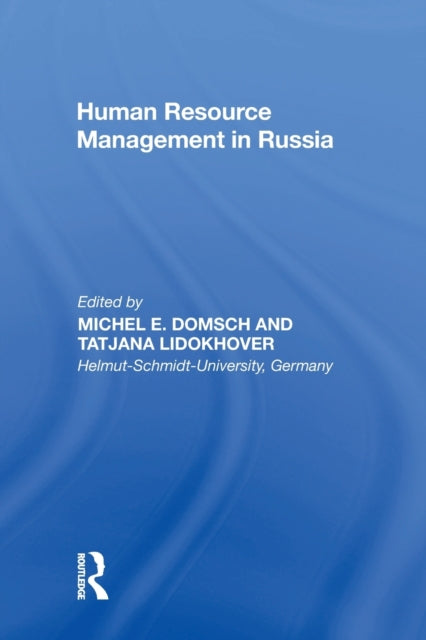 Book cover of: Human Resource Management in Russia. By: Michel Domsch