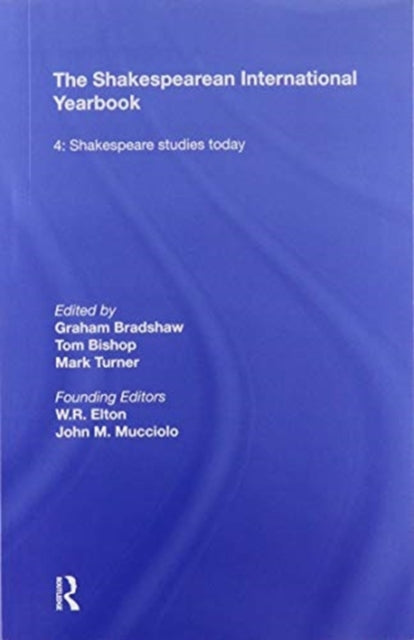 Book cover of: Shakespearean International Yearbook