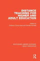 Book cover of: Distance Teaching For Higher and Adult Education. By: Anthony (Tony) Kaye